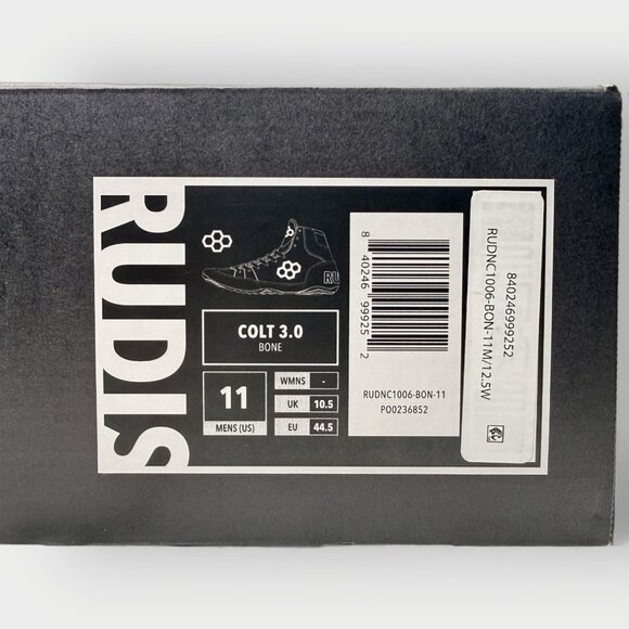 NEW Rudis Colt 3.0 Wrestling Shoes Men’s 11 Bone High Top New w/Box - Picture 11 of 14